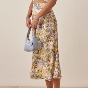 Floral Midi Skirt